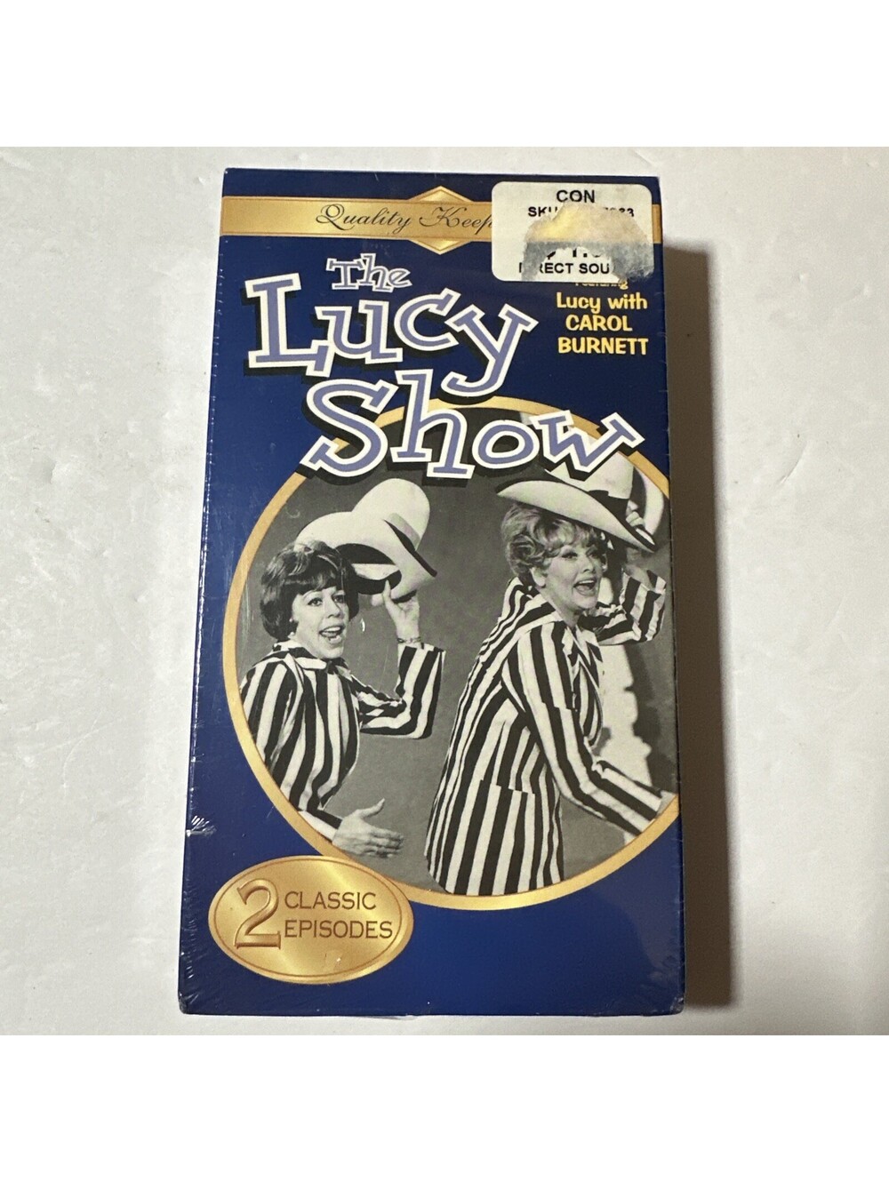 The Lucy Show Vtg 90's VHS Lucille Ball Featuring Carol Burnett 2 Color Episodes